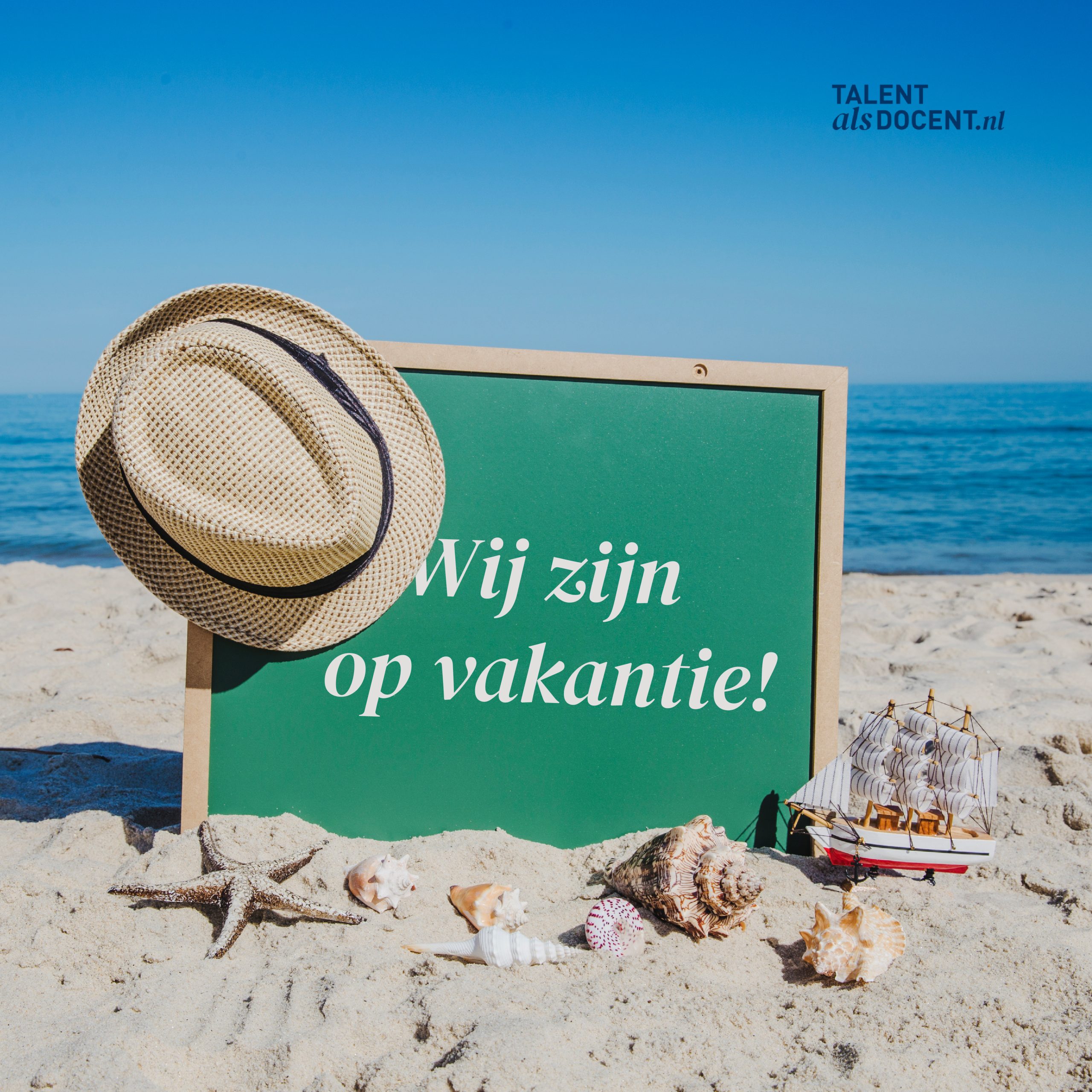 Wij zijn op vakantie